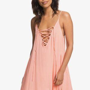 NWOT Roxy Solid Color Mini Cover Up Dress